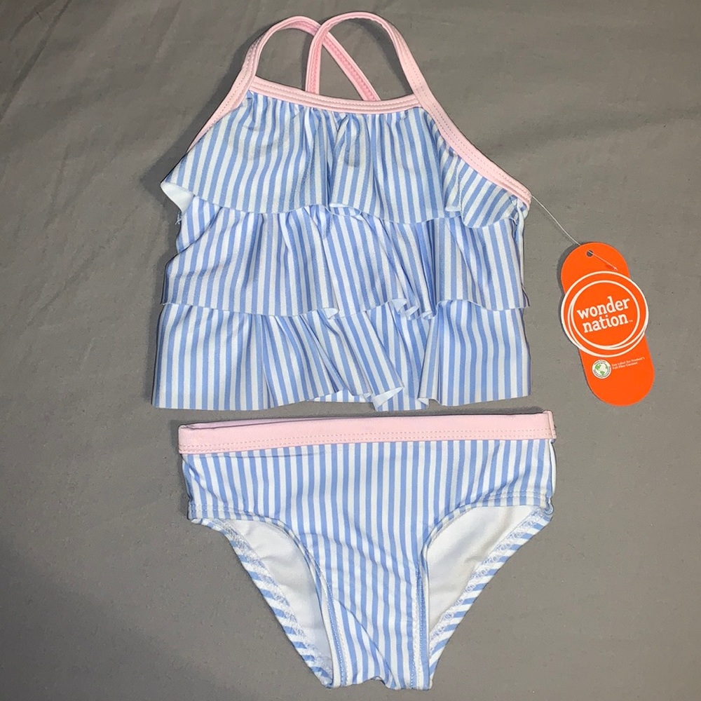 Adorable 3-6 month 2 piece bathing suit BNWT